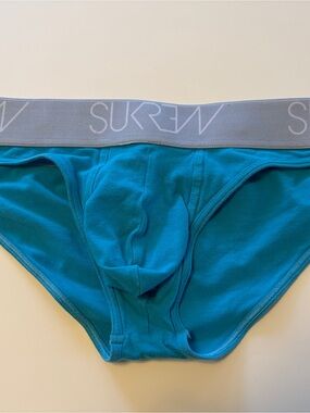 SUREV Teal Men's Briefs with Gray Waistband